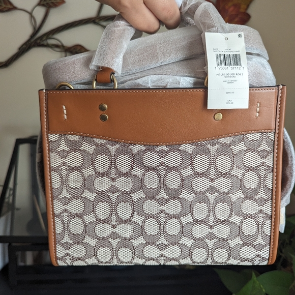 ❌SOLD❌ NWT Coach x Tom Wesselmann Jacquard Rogue 25 - Picture 4 of 5